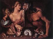 GHEYN, Jacob de II Neptune and Amphitrite df painting